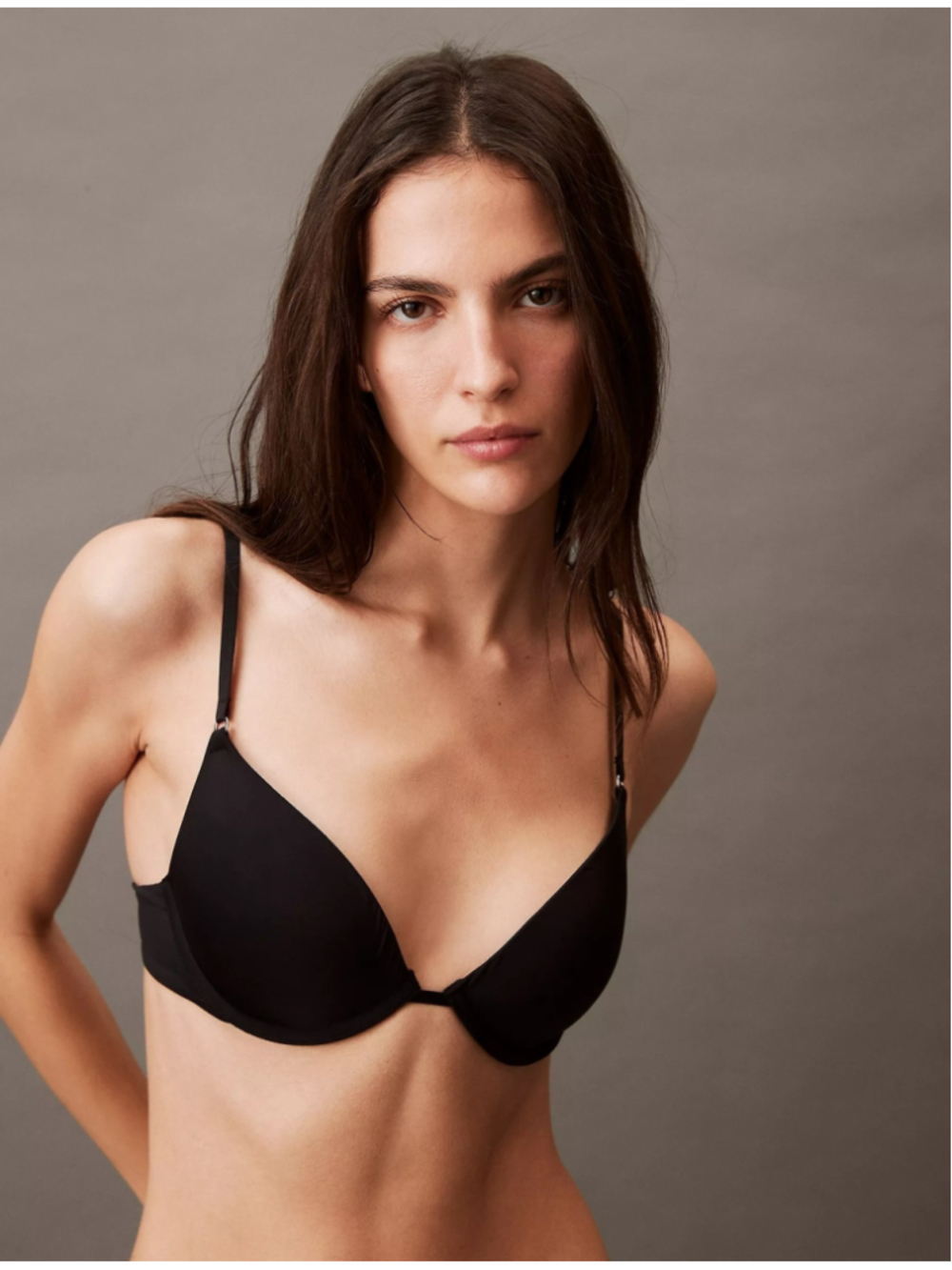 Calvin Klein Women's Size 34A Black Sculpt Push-Up Plunge Bra NWT